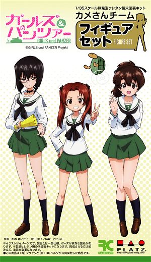 Girls und Panzer 1/35 Scale Resin Kit: Kame-san Team Figure Set (Re-run)