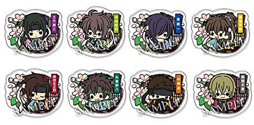 Hakuouki the Movie Clear Brooch Collection (Set of 8 pieces) image 1