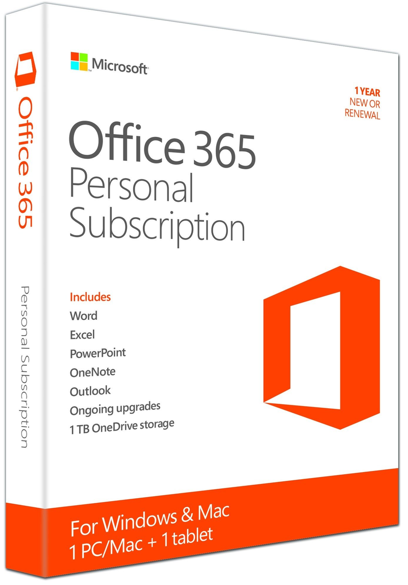 Microsoft Office 365 Personal (1-year Subscription, 1 License) <span class="ext ext_digital">digital</span> image 1