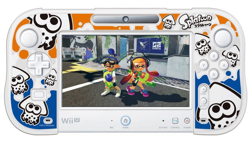 Silicon Cover Collection for Wii U GamePad (Splatoon Type A) (Re-run) image 2