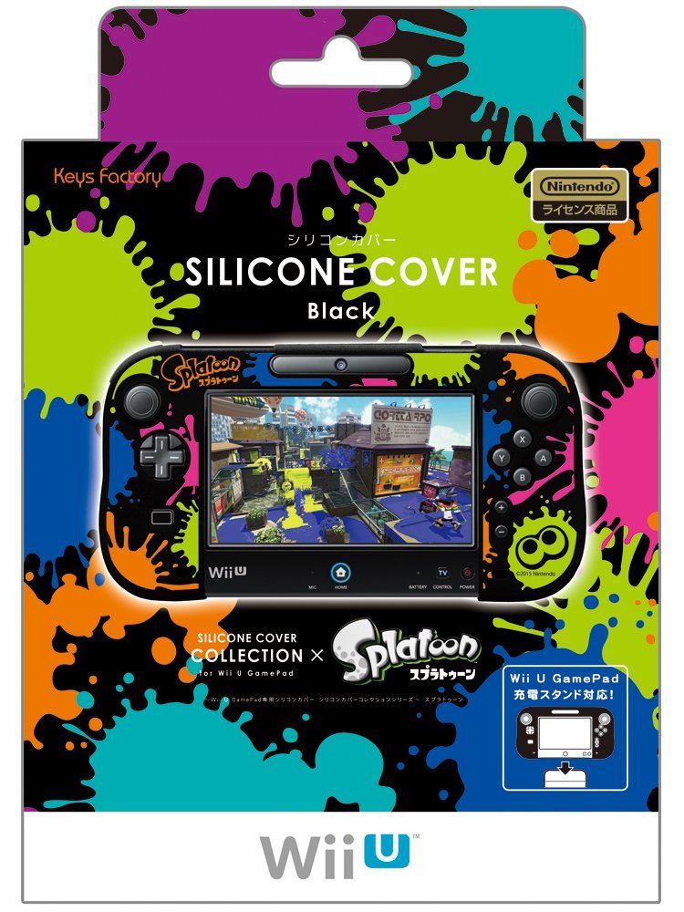 Silicon Cover Collection for Wii U GamePad (Splatoon Type B) (Re-run) image 1
