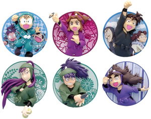 2.5 Jigen Badge Nintama Rantarou (Set of 6 pieces)_