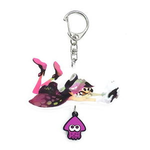 Splatoon Acrylic Key Chain with Squid Rubber Vol. 2 (Set of 8 pieces)_