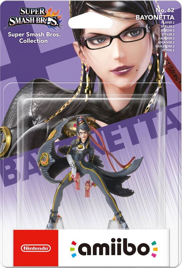 amiibo Super Smash Bros. Series Figure: 2P Fighter (Bayonetta) image 1