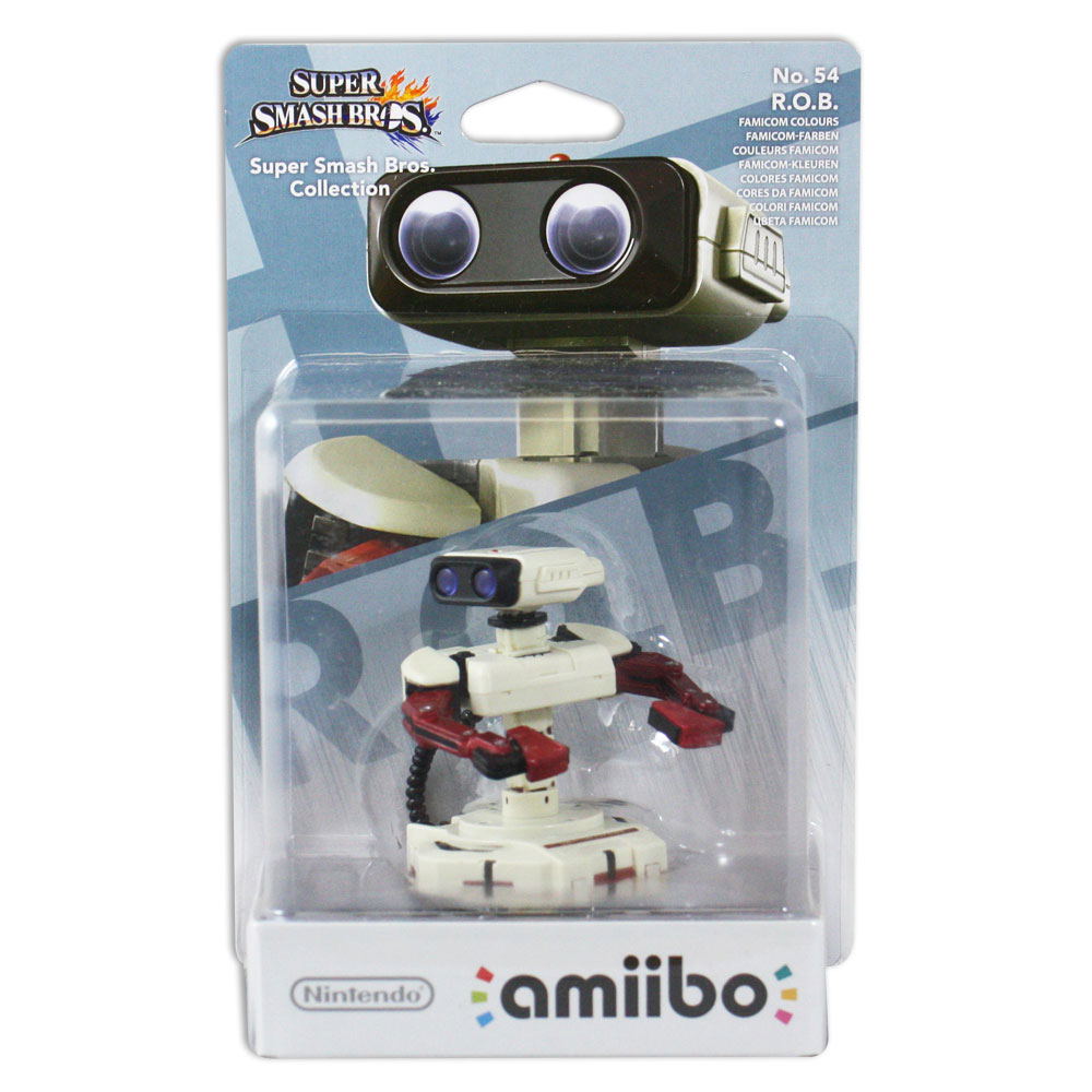 Amiibo Super Smash Bros. Series Figure (R.O.B. Famicom Colours) For Wii ...