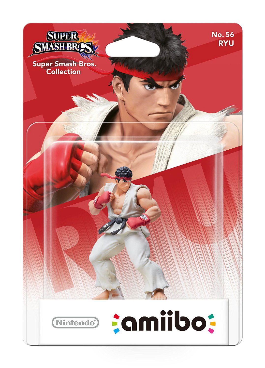 Amiibo Super Smash Bros. Series Figure (Ryu) For Wii U, New Nintendo ...