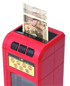 Itazura Bank: Bill Shredder?! Prank Bank!