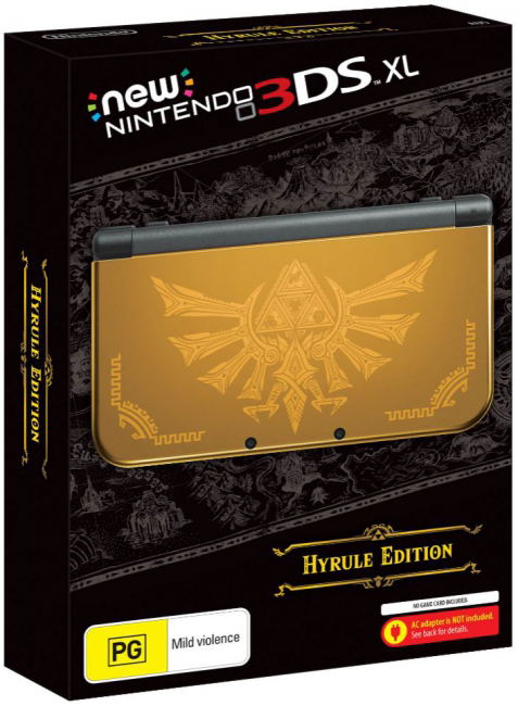 New Nintendo 3DS XL Hyrule Edition image 1