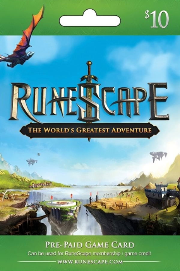 RuneScape Prepaid Game Card (USD 10) <span class="ext ext_digital">digital</span> image 1