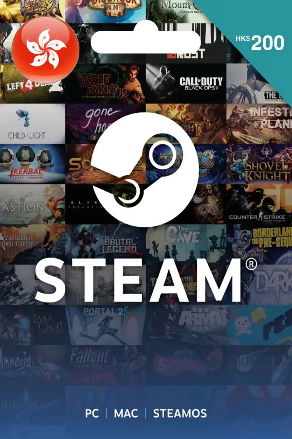 Steam Gift Card (HKD 200 | For HKD Currency Only) <span class="ext" style="background-color: #2a475e; color: #FFFFFF;">STEAM</span> <span class="ext ext_digital">digital</span> image 1