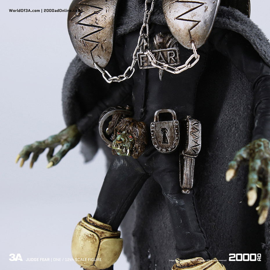 約1/12サイズ ジャッジ・フィアー 2000 AD 1/12 Scale Action Figure: Judge Fear