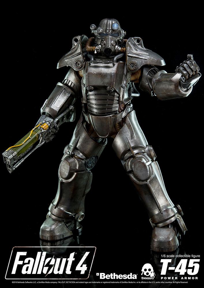 Fallout 4 1/6 Scale Action Figure: T-45 Power Armor - Bitcoin 