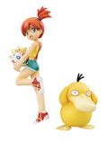 G.E.M. Series Pocket Monsters Pre-Painted Figure: Misty & Togepi & Psyduck (Re-run) thumbnail 1