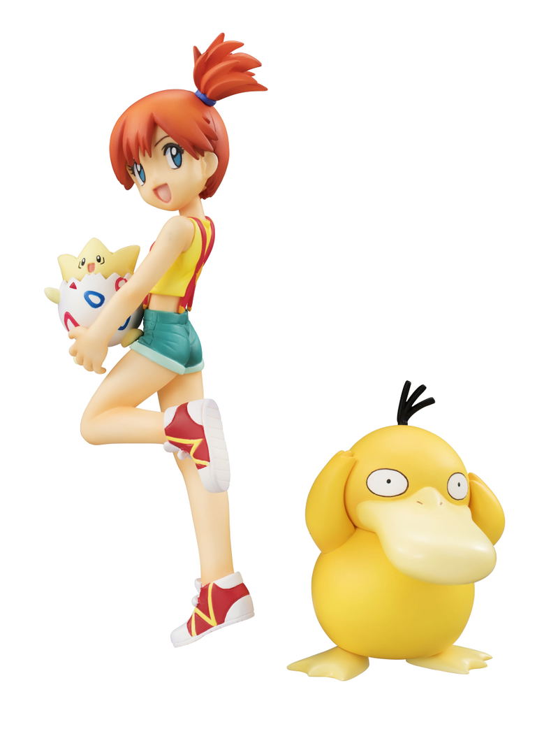 G.E.M. Series Pocket Monsters Pre-Painted Figure: Misty & Togepi & Psyduck (Re-run) image 1