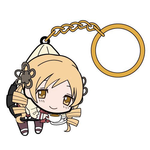 Puella Magi Madoka Magica The Movie Part 3 Rebellion Tsumamare Key Ring: Tomoe Mami School Uniform Ver. (Re-run) image 1