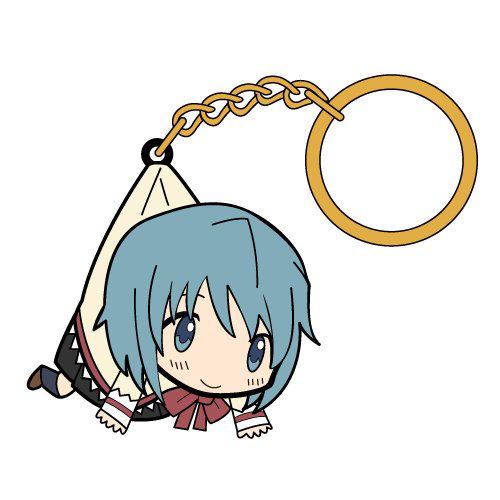 Puella Magi Madoka Magica The Movie Part 3 Rebellion Tsumamare Key Ring: Miki Sayaka School Uniform Ver. (Re-run) image 1