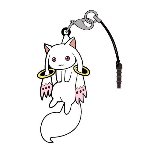 Puella Magi Madoka Magica The Movie Part 3 Rebellion Tsumamare Strap: Kyubey (Re-run) image 1