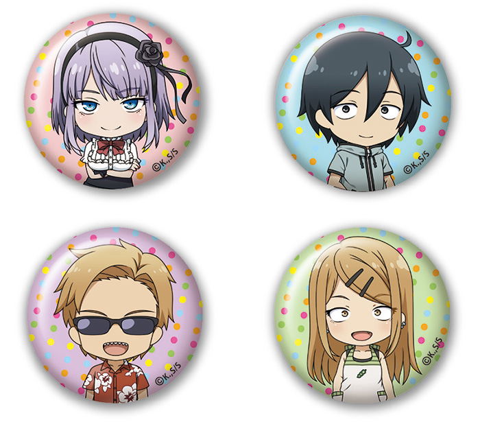 Nendoroid Plus Dagashi Kashi Can Badge (Set of 4 pieces) image 1