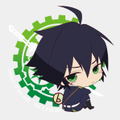Seraph of the End Bocchi-kun Acrylic Charm: Hyakuya Yuuichirou thumbnail 2