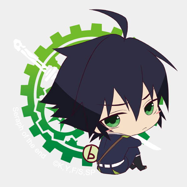Seraph of the End Bocchi-kun Acrylic Charm: Hyakuya Yuuichirou image 2
