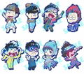 Toy's Works Collection Niitengomu! Osomatsu-san (Set of 8 pieces) thumbnail 1