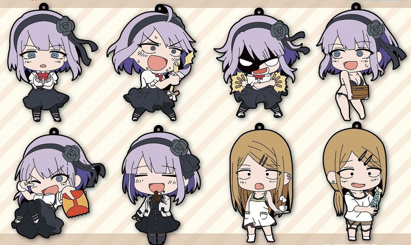 el cute Dagashi Kashi Trading Rubber Strap (Set of 8 pieces) image 1