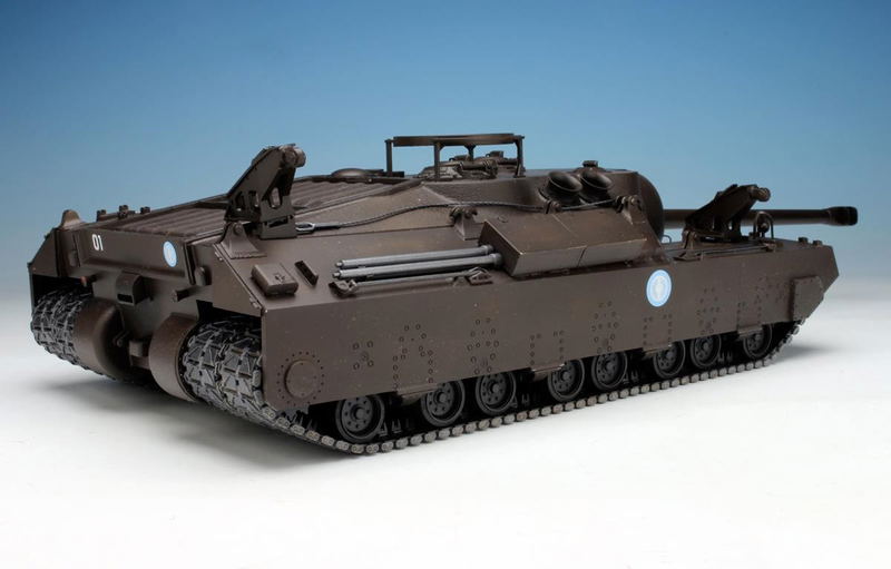 Girls und Panzer der Film 1/35 Scale Model Kit: T28 Super Heavy Tank University Student Selection Team image 2
