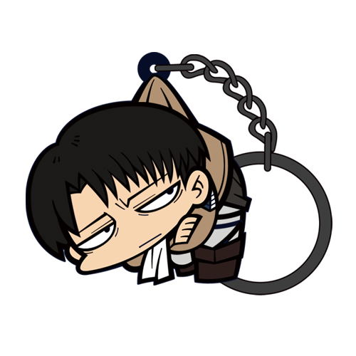 Attack on Titan Tsumamare Keychain: Levi Ver. 2.0 (Re-run) image 1