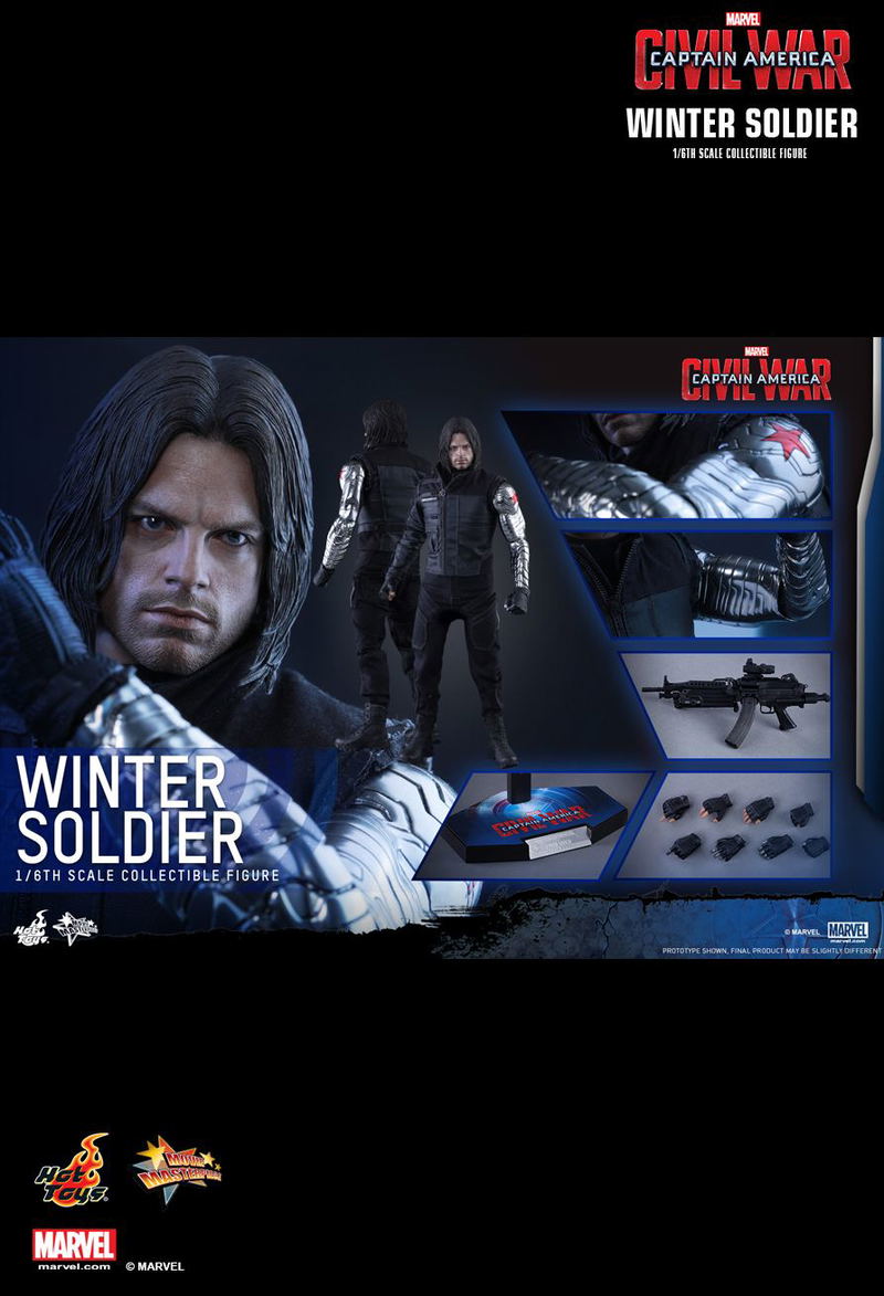Captain America Civil War 1/6 Scale Collectible Figure: Winter Soldier image 16