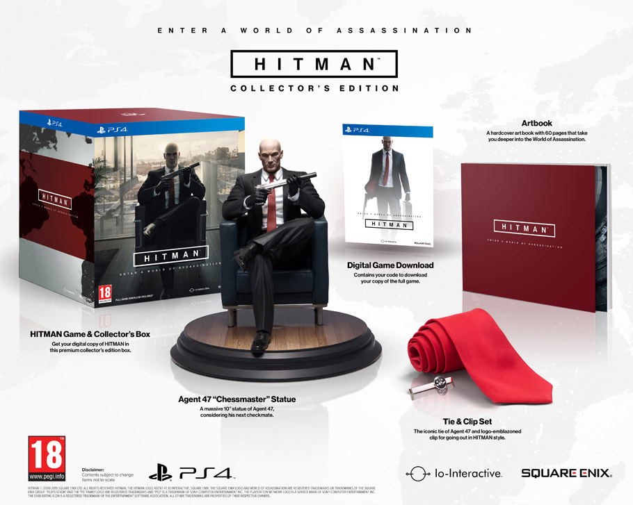 Hitman 2 shops Collector's Edition For Playstation 4