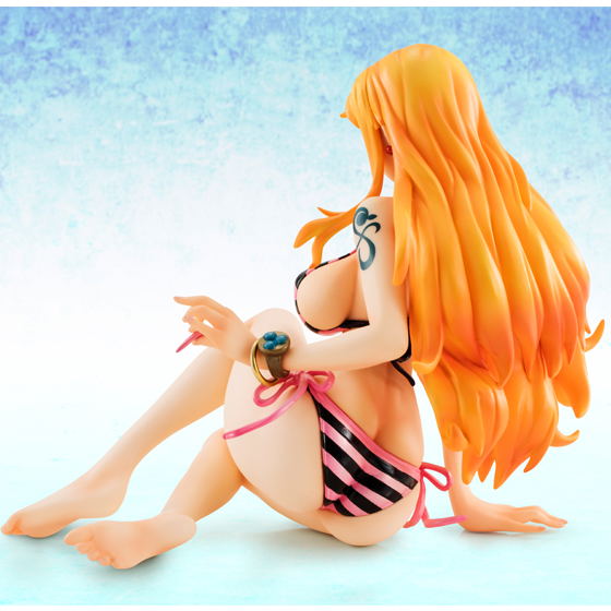 One Piece Excellent Model Portrait of Pirates Edition 1/8 Scale Figure:  Nami BB Ver. Pink & Nami BB Ver. 02 Set Limited Edition