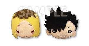 Nitotan Haikyu!! Second Season Plush Badge Set: Kozume & Kuroo_