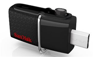 SanDisk Ultra Dual 128GB, USB 3.0 (Black)