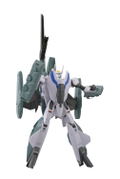 The Super Dimension Fortress Macross II -Lovers Again- 1/60 Scale Pre-Painted Figure: Kahen VF-2SS Valkyrie II with SAP Nexx Gilbert Machine thumbnail 1