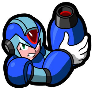 Megaman X Embroidery Patch: X_