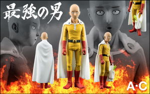 One-Punch Man 1/12 Scale Pre-Painted Figure: Strongest Male - The One_