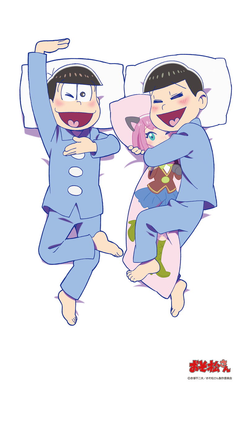 Osomatsu-san Original Illustration Yashinai Sheets: Osomatsu & Choromatsu Set (2nd Release) image 1