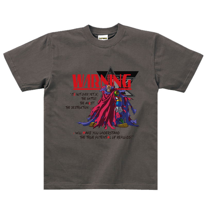 Rockman X T-shirt: Sigma Gray (L Size) image 1