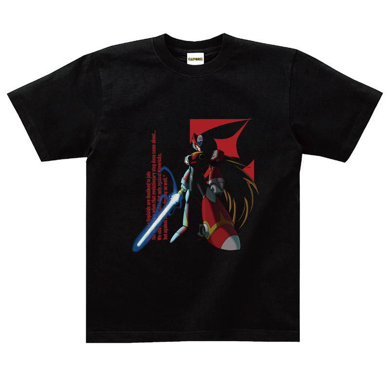 Rockman X T-shirt: Zero Black (XL Size) image 1