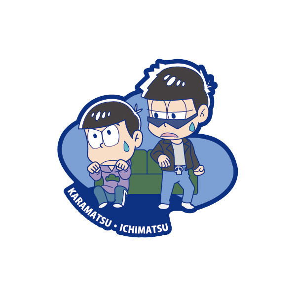 Buddy-Colle Osomatsu-san Rubber Mascot: Everyday Is Fun Even With The Same Face Series (Set of 6 pieces) image 2