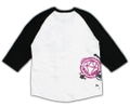 The Idolm@ster Million Live! T-shirt: Julia Raglan White x Black (S Size) thumbnail 2