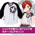 The Idolm@ster Million Live! T-shirt: Julia Raglan White x Black (S Size) thumbnail 3