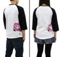 The Idolm@ster Million Live! T-shirt: Julia Raglan White x Black (S Size) thumbnail 5