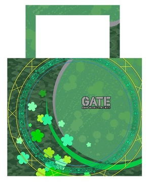 Gate: Jieitai Kanochi nite, Kaku Tatakaeri Water-repellent Shoulder Tote Bag: Tuka & Lelei_