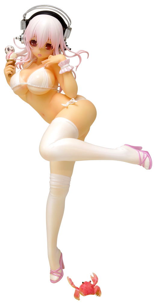 Beach Queens Nitro Super Sonic 1/10 Scale Pre-Painted Figure: Super Sonico Special Ver. image 1
