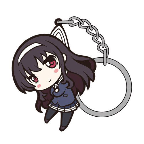 Saenai Heroine no Sodatekata Tsumamare Keychain: Kasumigaoka Utaha (Re-run) image 1