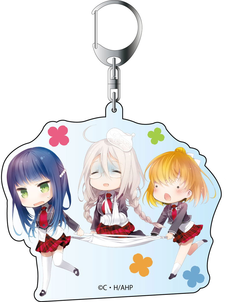 Unhappy Go Lucky! Deka Keychain: Hansou image 1
