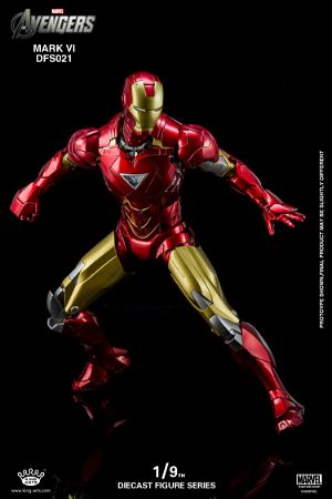 King Arts Avengers 1/9 Diecast Figure Series: Iron Man Mark VI