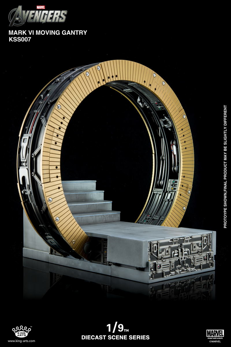 King Arts Scene Series Avengers: 1/9 Mark VI Moving Gantry image 1