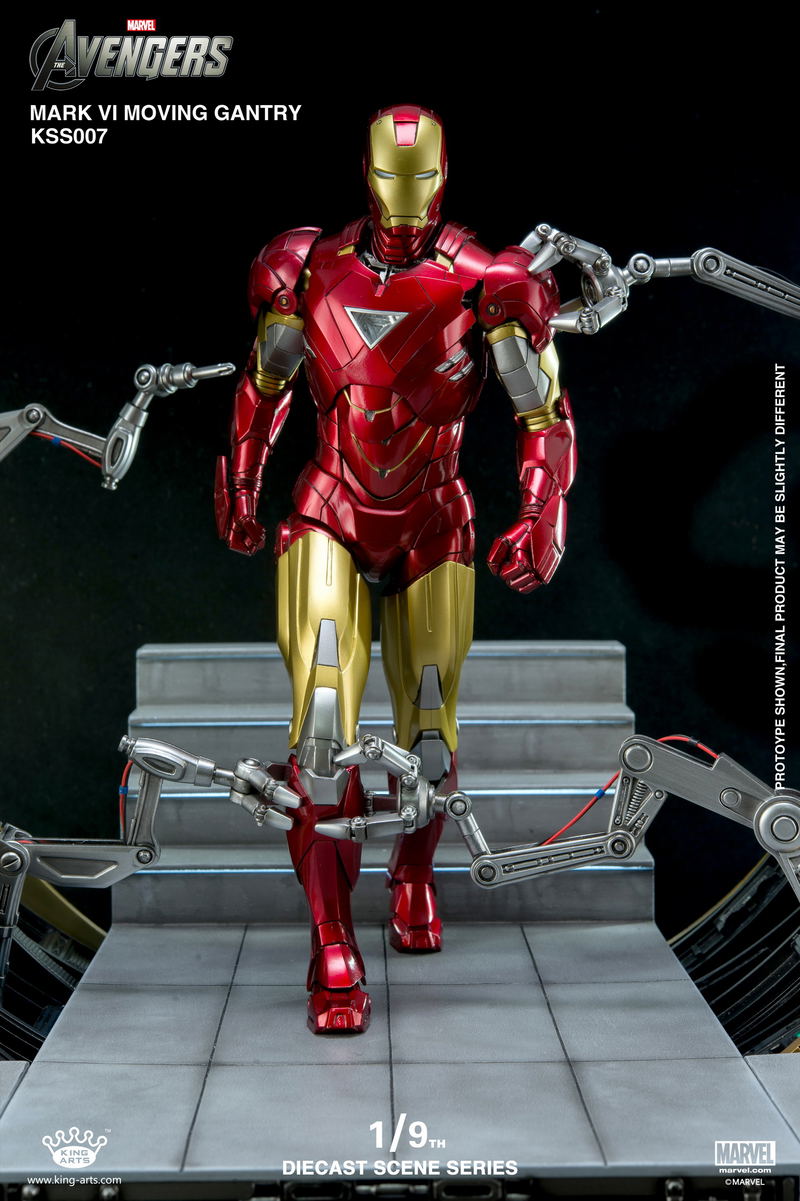 King Arts Scene Series Avengers: 1/9 Mark VI Moving Gantry image 10